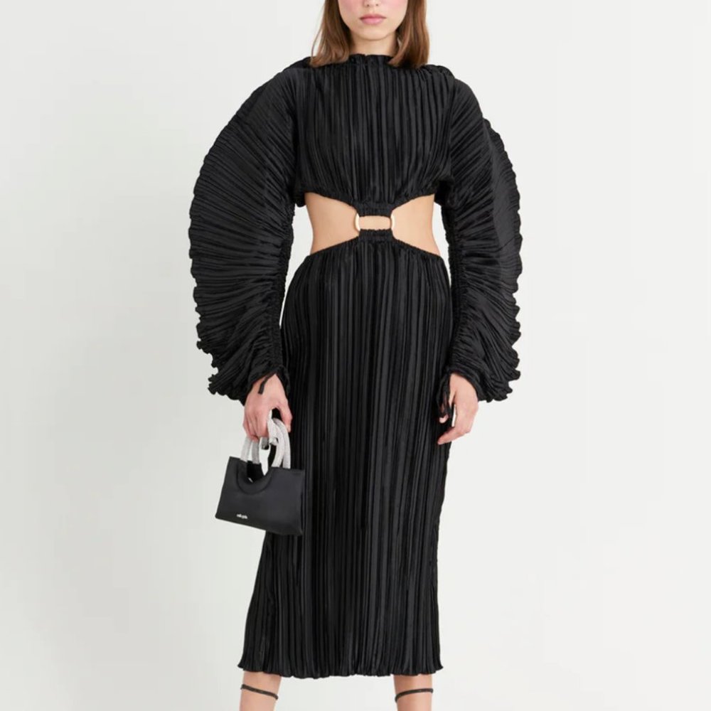 Cult Gaia Akilah Dress Black XS Like New